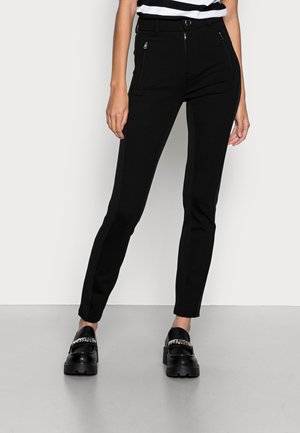 GRETA SKINNY PANTS - Pantaloni - jet black