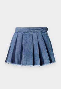 PLEATED MINI SKIRT SWANSON - Jeanskjol - dark wash