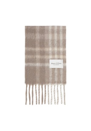 MIT FRANSEN AUS KUSCHELIGEM  - Écharpe - multi shaded brown melange