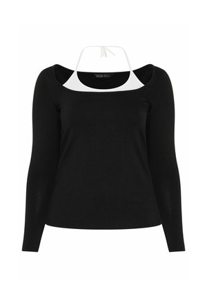 Yours Clothing, - Bluzka z długim rękawem