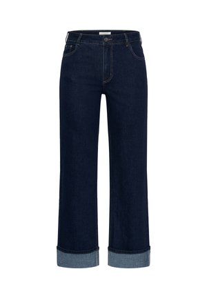 Kaffe Curve, KCANDRYA FOLD UP - Coupe large - unwashed blue denim