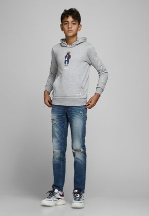 SWEATSHIRT JUNGS STATEMENT-PRINT - Luvtröja - light grey melange