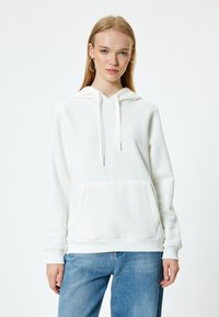 Koton KANGAROO - Hoodie - white