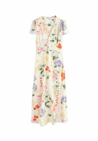 Next FLUTTER SLEEVE TIE WAIST - Maxikjoler - kew collection white & purple floral