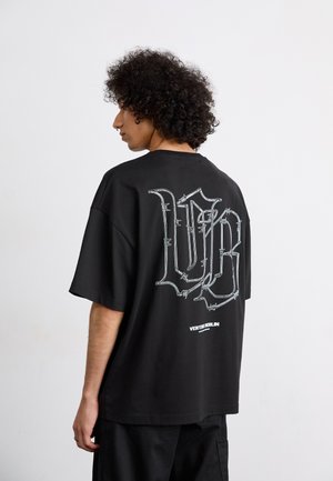 WIRE - Print T-shirt - black