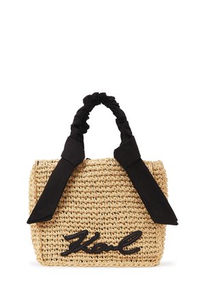 SIGNATURE SCARF - Complementos de playa - natural/black