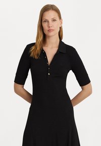 Lauren Ralph Lauren - LILLIANNA ELBOW SLEEVE DAY DRESS - Jumper dress - black Thumbnail Image 1