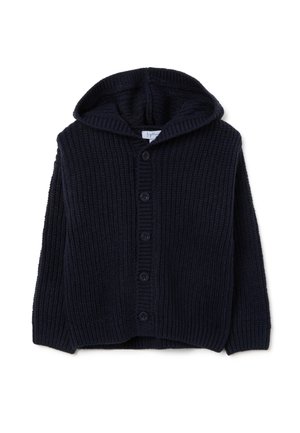REGULAR FIT WITH HOOD - Vest - dark blue
