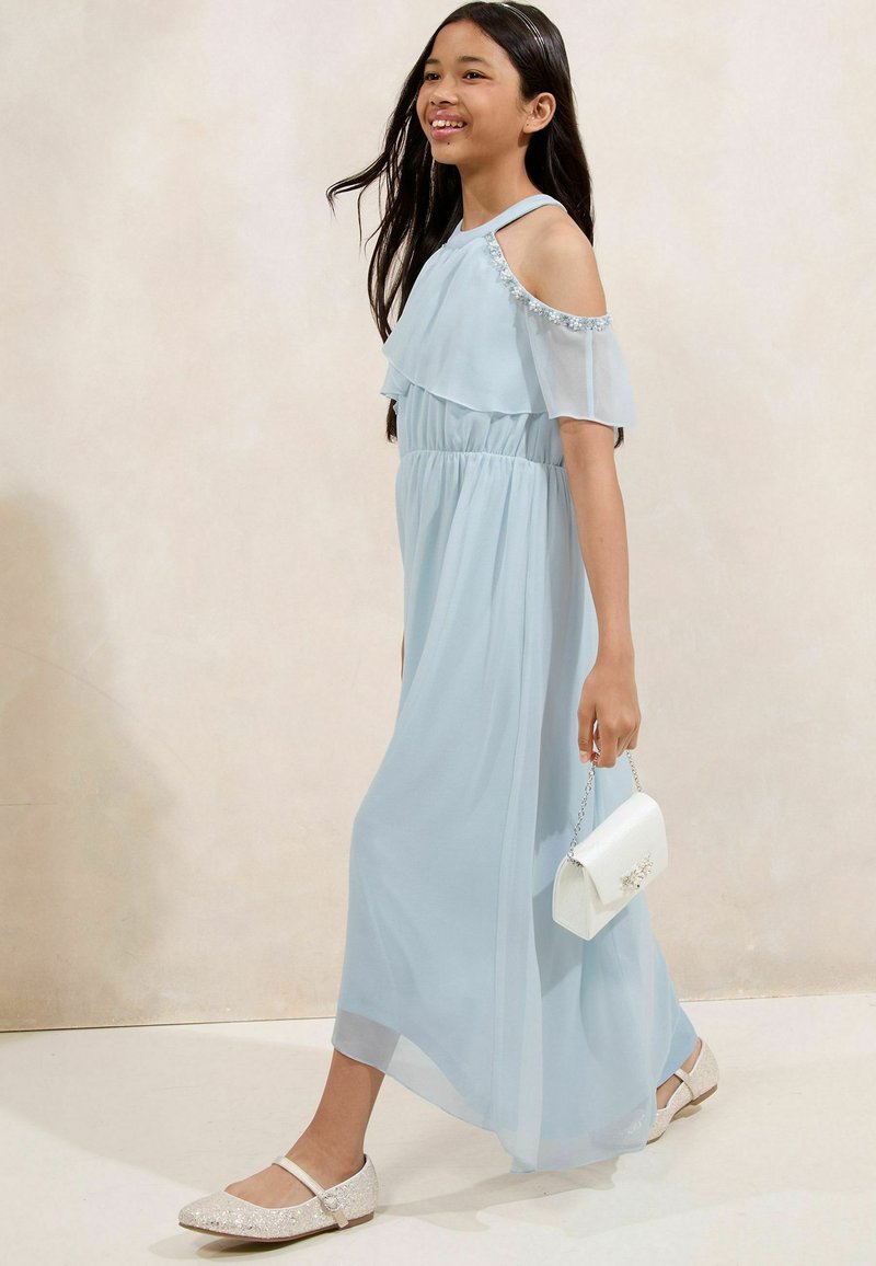 sachin and babi light blue dress lipsy multiway midi chiffon dress