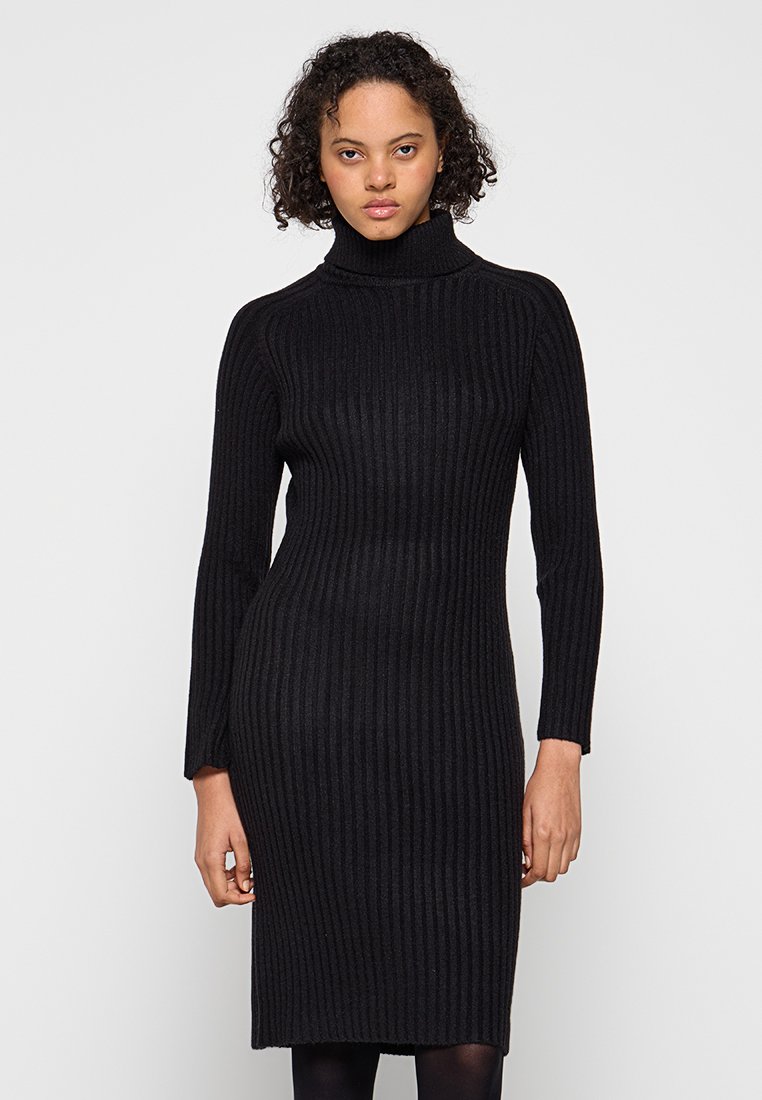 Apart Gebreide jurk zwart
