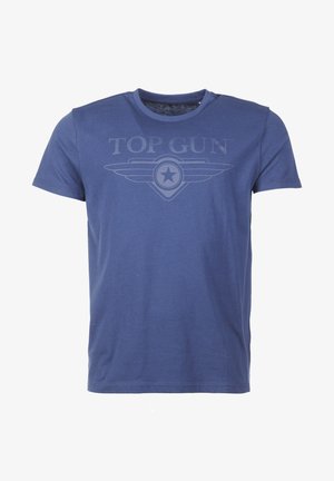 TOP GUN Printtipaita - navy