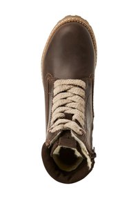 Tamaris ELEGANTE MIT REMOVABLE SOCK - Snörstövletter - mocca