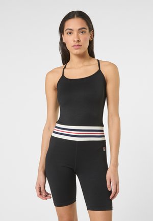Fila BIENTINA SHORT HERITAGE TAPE ACTIVE - Tuta jumpsuit - black