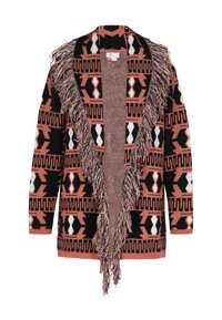 Cardigan - braun mehrfarbig