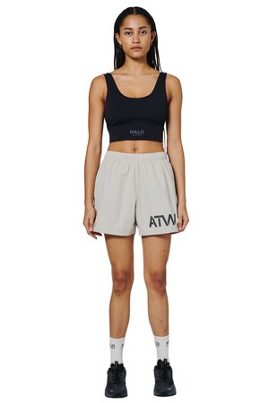 HALO HALO HALO SHORT - Træningsbukser - silver lining black reflective