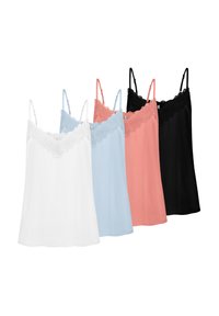 SPAGHETTITRÄGER-MIT SATZ 4ER PACK - Top - mehrfarbig