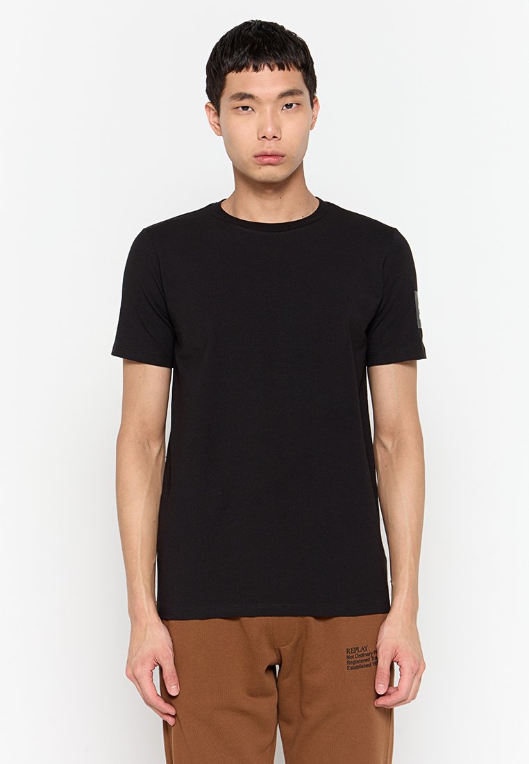 Replay T-shirt basic zwart Replay T-shirt basic zwart