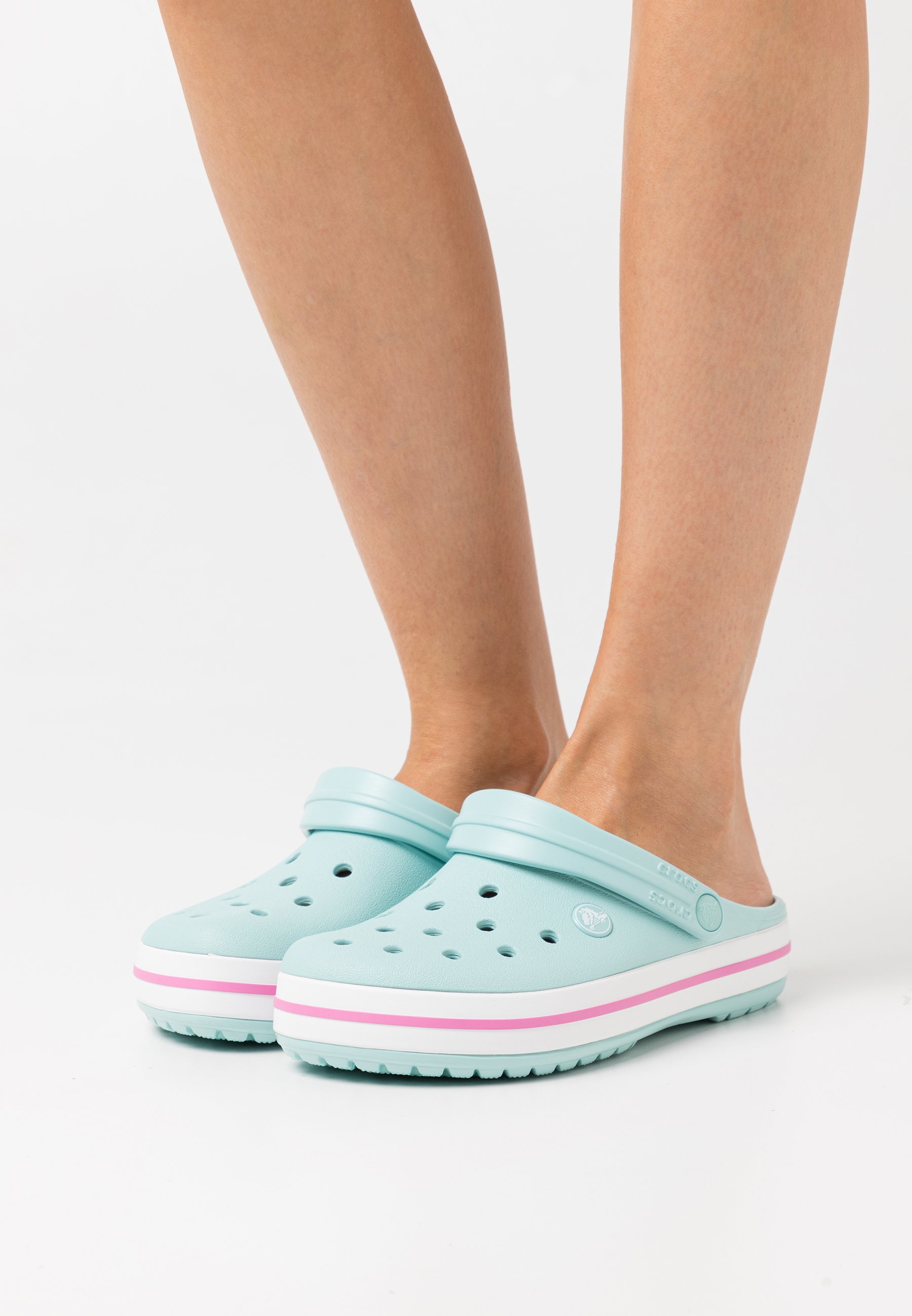 Crocs CROCBAND - Muiltjes - pure water/lichtblauw - Zalando.nl