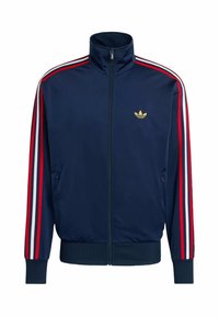 FIREBIRD - Felpa con zip - night indigo/better scarlet/white