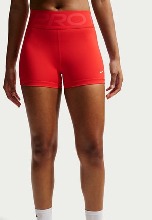 Nike Performance W NP SCULPT DF HR 3IN SHORT - Leggings - light crimson white
