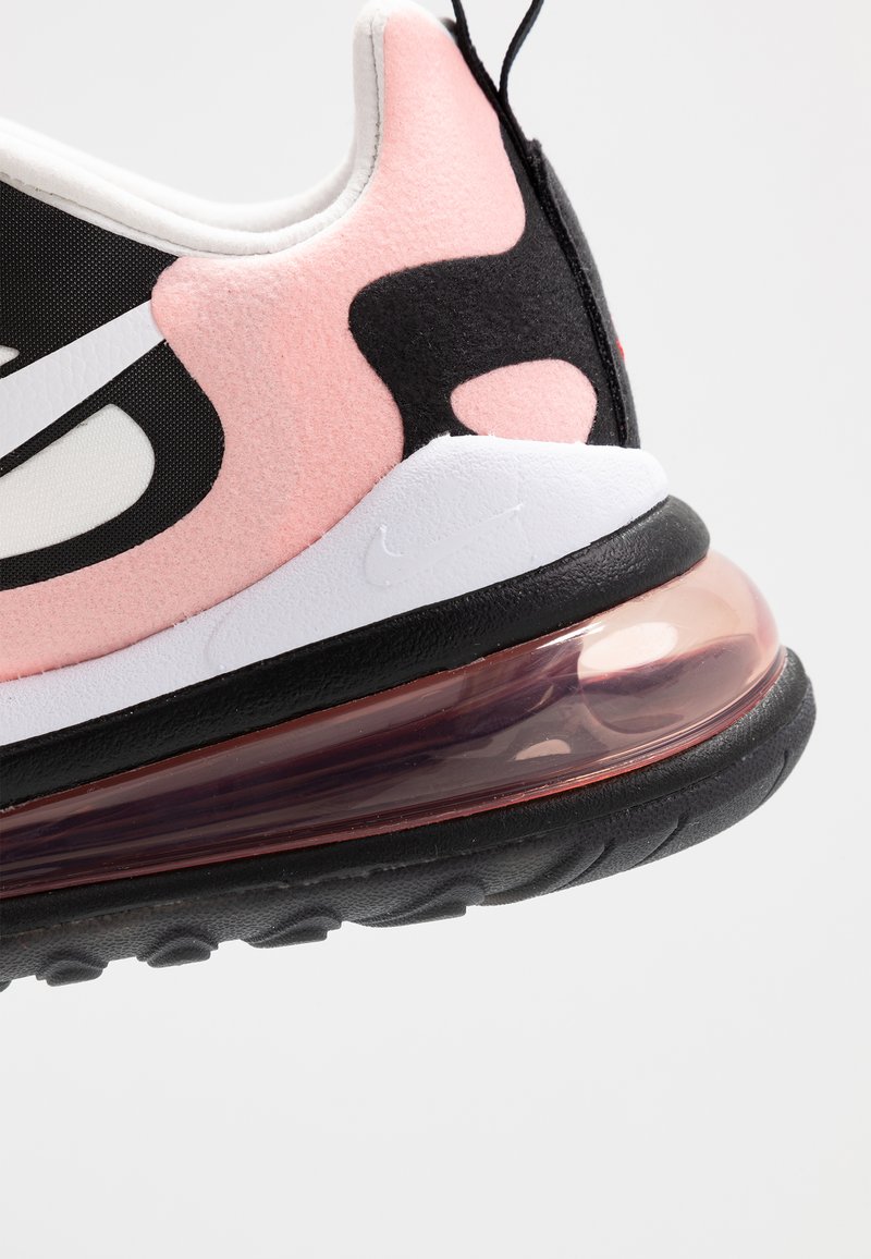 Nike Sportswear Air Max 270 React Baskets Basses Black White Bleached Coral Metallic Gold University Red Noir Zalando Fr