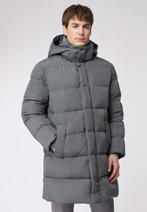 Down coat - dunkelgrau