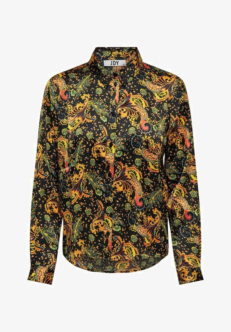 JDY JDYFIFI SHIRT - Button-down blouse - black