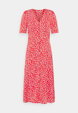 Maxi dress - red/white