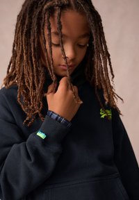 Superdry & Co REGULAR FIT - Kapucnis pulóver - navy