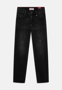 Vingino - BAGGIO - Džinsi ar taisnām starām - black denim Miniatūras attēls 1