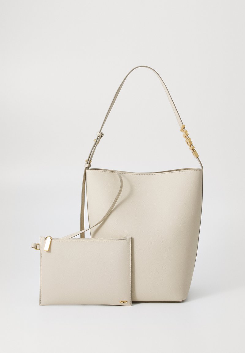 DKNY AVRIL BUCKET SET - Sac à main - taupe