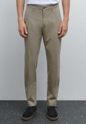 SLIM FIT - Chino - dark green