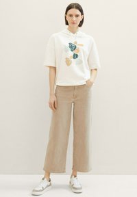 TOM TAILOR Print T-shirt - whisper white