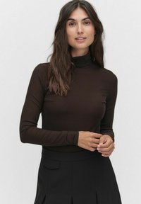 LYRA LONG SLEEVE - Langærmet T-shirt - brown