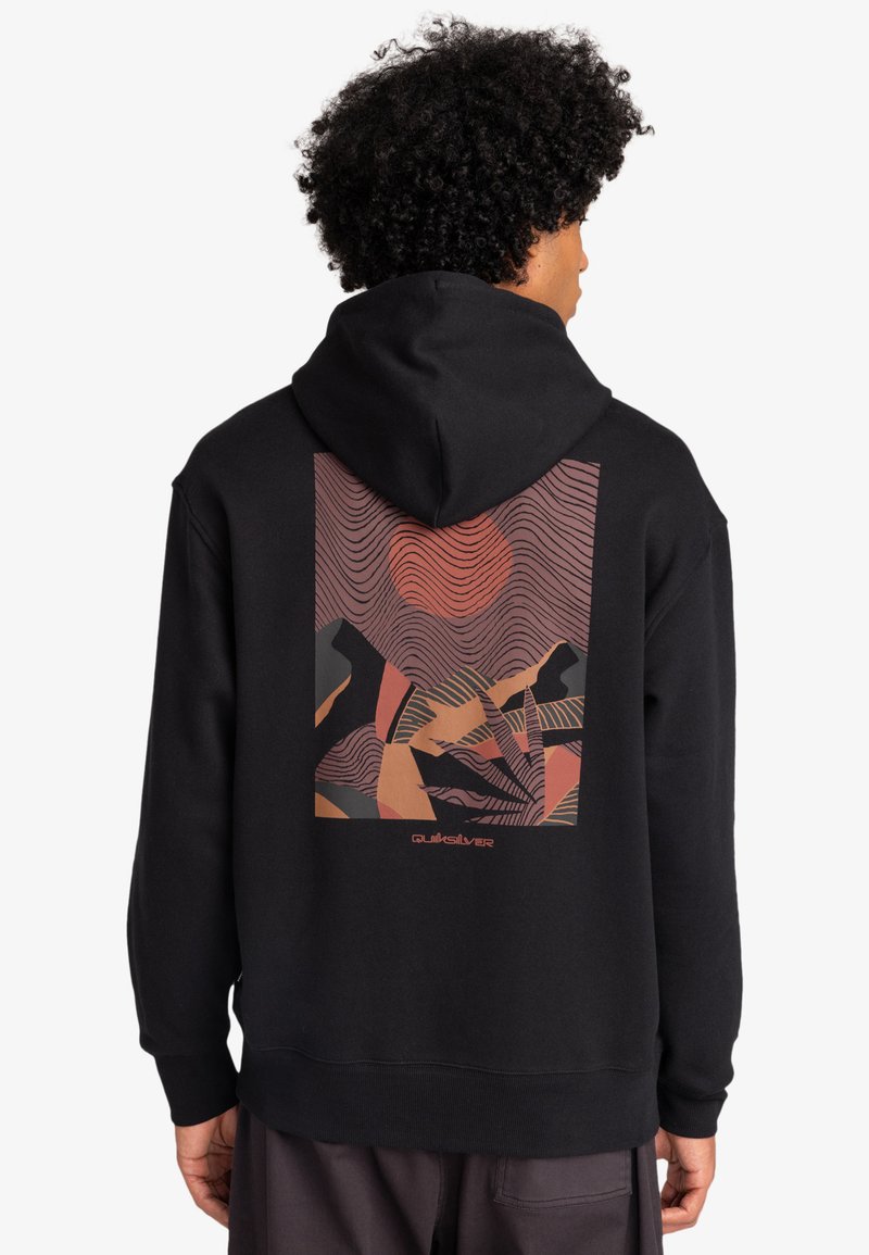 Quiksilver ABSTRACT NATURE HOODY - Hoodie - black