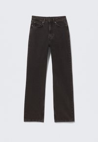 ROWE SUPER HIGH WAISTED REGULAR  - Calças de ganga de perna direita - black