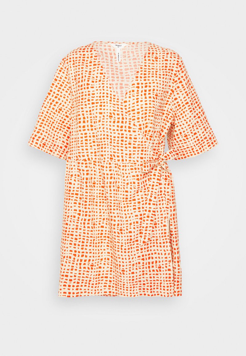 Object Petite Jurk zandkleur