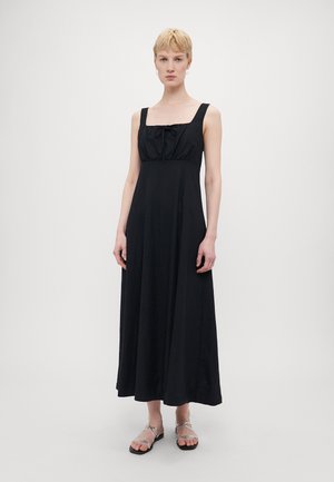 TIE FRONT - Day dress - black