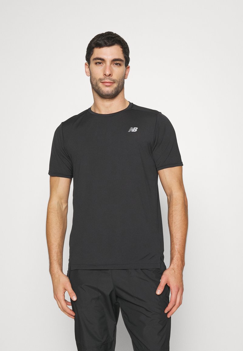 New Balance ACCELERATE SHORT SLEEVE Jednoduché tričko black/černá