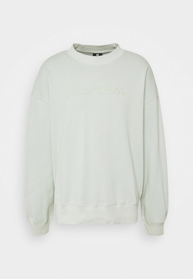 SWEET BIG LOOSE CREW UNISEX - Collegetakki - asparagus