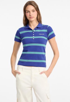 Polo shirt - mehrfarbig grundton blau