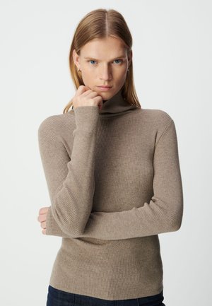 COL ROULÉ - Trui - beige foncé