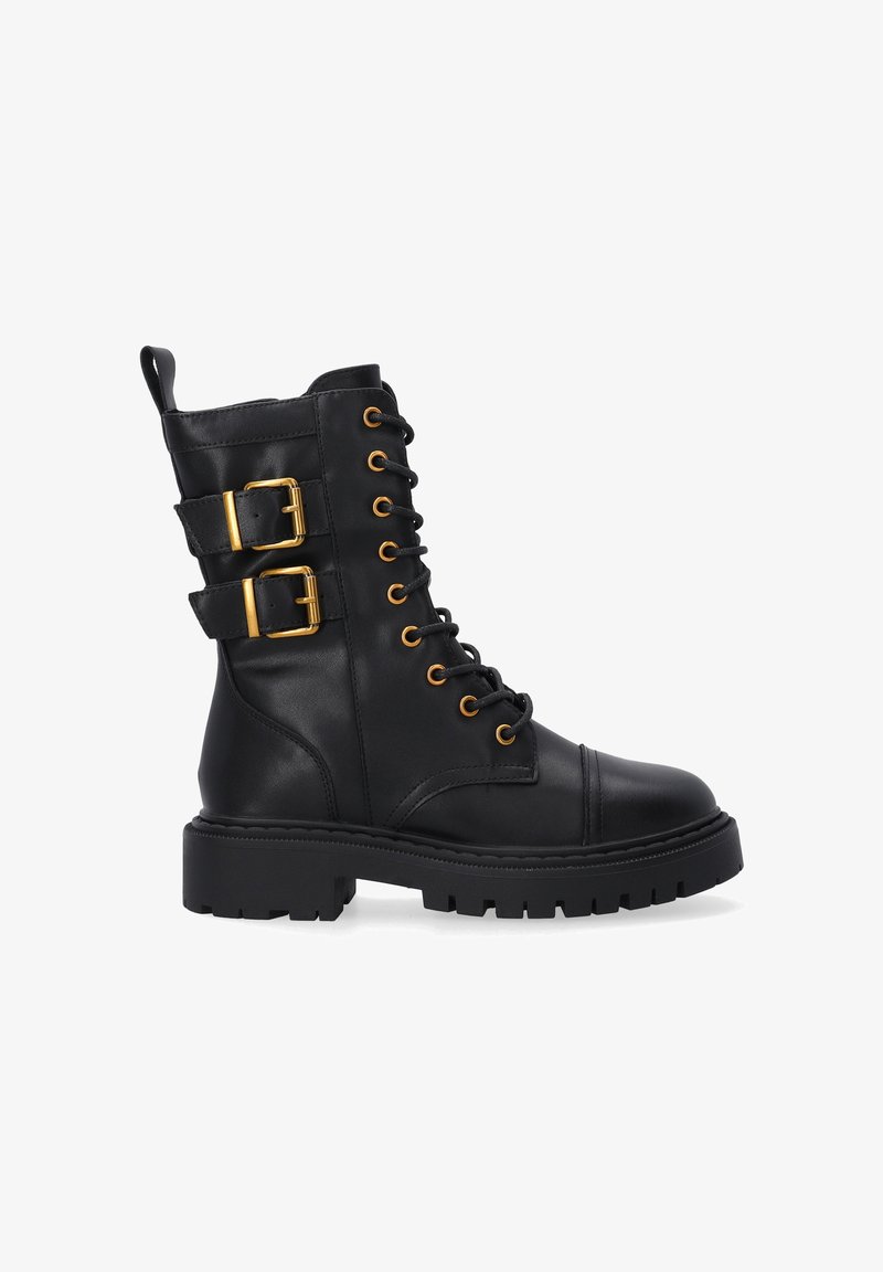 VENEZIA ANKLE BOOTS - Kovbojské/motorkářské kotníkové boty - black