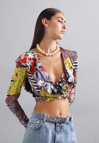 MOSCHINO ARCHIVE - Ogrlica - multi ivory