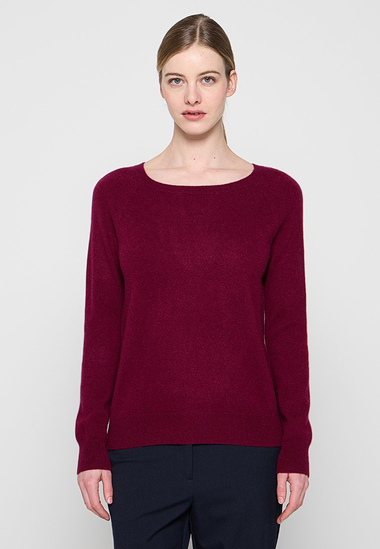 Just Cashmere Trui bordeauxrood