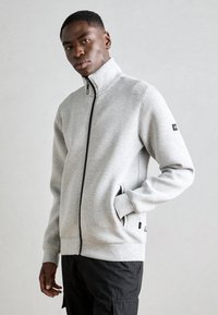 INDICODE JEANS Sweatjakke - light grey mix