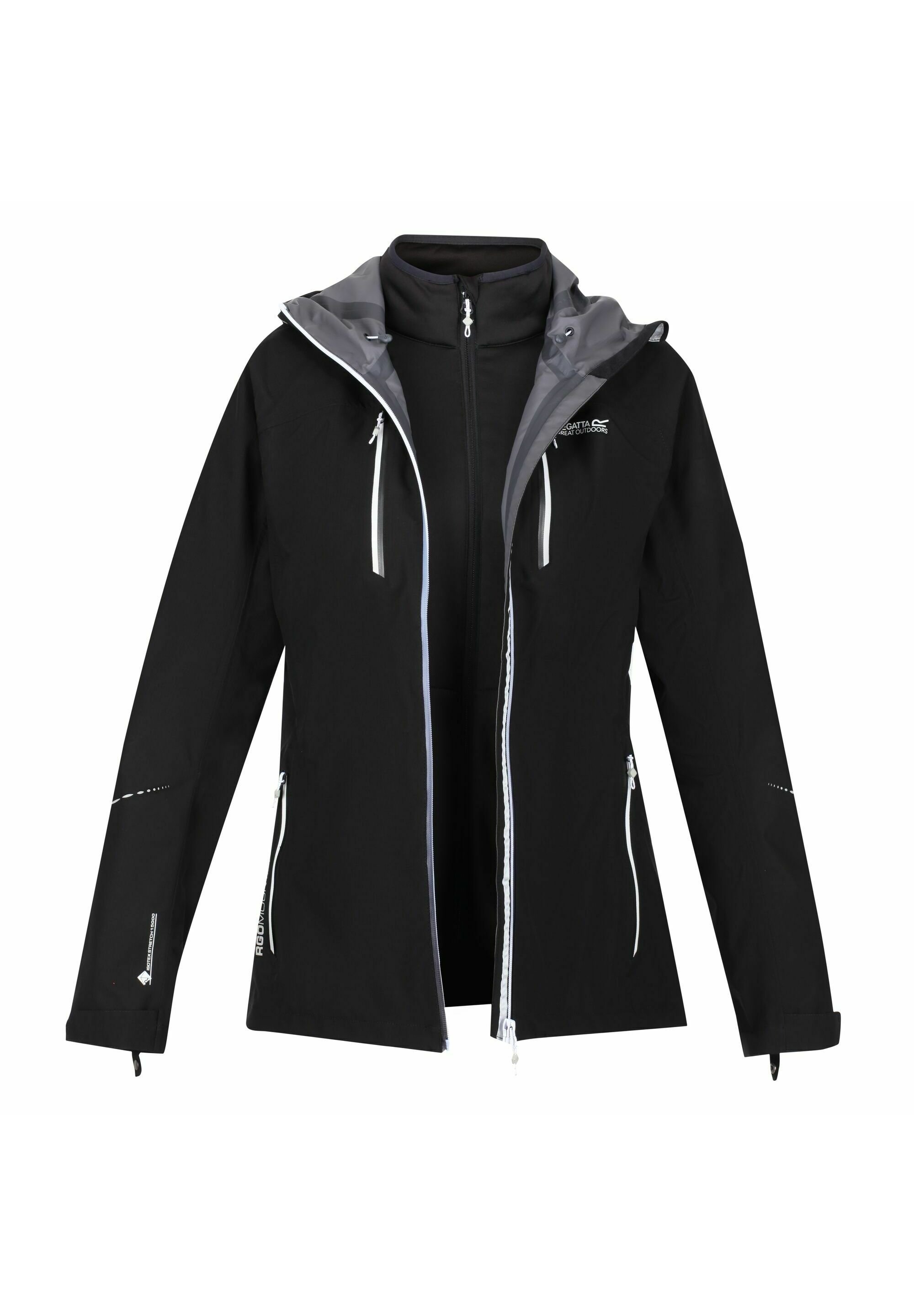 regatta black softshell jacket