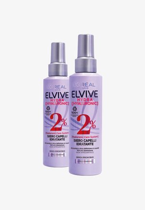 L'Oréal Paris ELVIVE SIERO SPRAY PER CAPELLI HYDRA HYALURONIC CON 2% DI HYALURONIC CARE SYSTEM. SENZA RISCIACQUO 150 ML - 2 PACK - Siero per capelli - trasparente