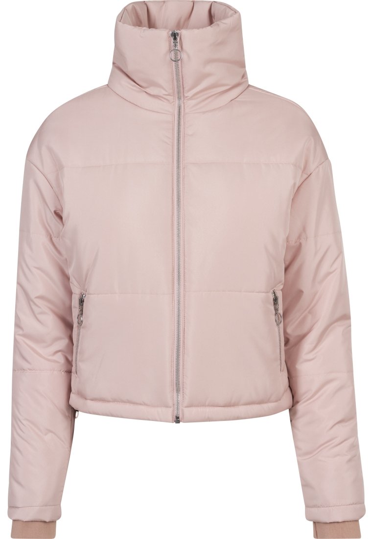 Urban Classics LADIES OVERSIZED HIGH NECK JACKET Lett Urban Classics LADIES OVERSIZED HIGH NECK JACKET - Lett jakke - rose