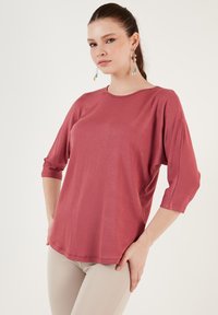 LELA CREW NECK  - Top dugih rukava - rose